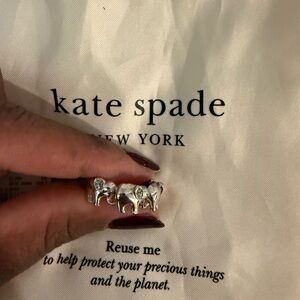 Kate Spade Elephant Motif Ring — New with Tag